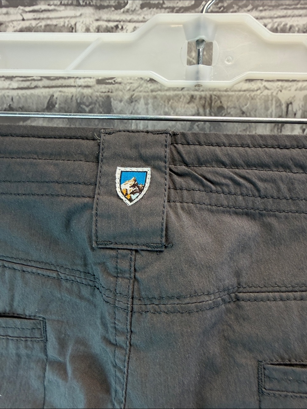 Woman's KUHL Dark Gray Casual Shorts with Back Patch Pockets - Picture 2 of 8